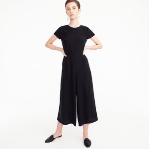 Draped wrap back jumpsuit J.Crew